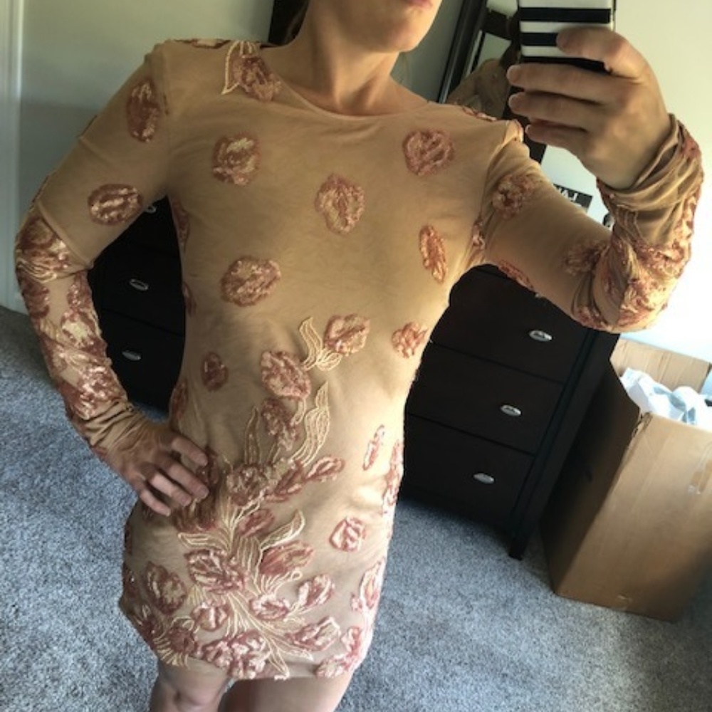 Dress the Population Sequin Mini